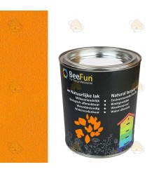 BeeFun® Peinture naturelle pour ruches en bois - 750 ml - Orange