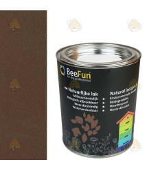 Peinture naturelle pour ruches en bois brun chocolat - 750 ml
