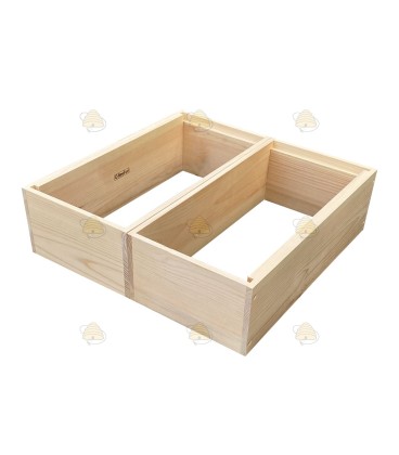 Demi-ensemble de chambre à miel Dadant US Premium pine BeeFun®