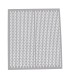 Dadant US queen grid aluminium perforé 50,5 x 50,5 cm