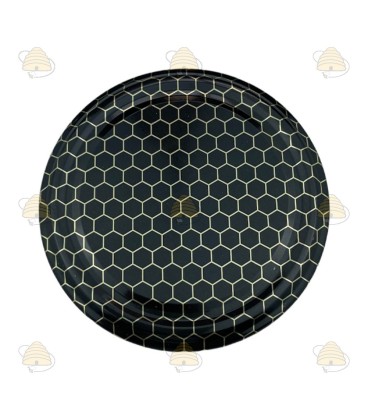 Motif de peigne noir d'aspect premium, 63 mm couvercle TO, 20 pièces