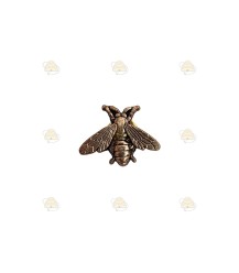 Broche abeille couleur bronze