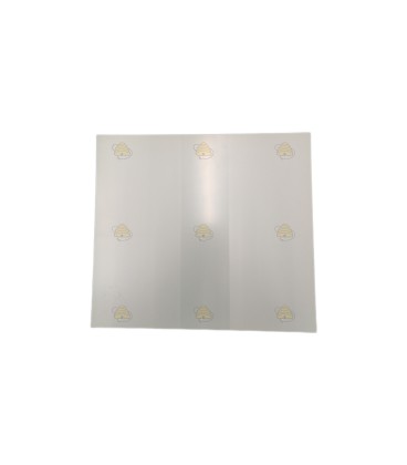 Tirelire plastique plateau 47,2 x 42,1 cm blanc extra épais 3 mm (avec/sans ouverture d'alimentation)