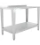 Table de travail en inox - 200 cm