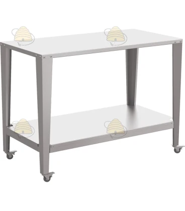 Verrijdbare werktafel RVS - 120 cm