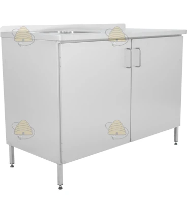 Honingproductiekast met spoelbak - 120 cm