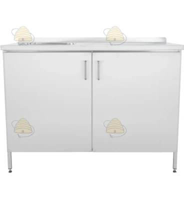 Honingproductiekast met spoelbak - 120 cm