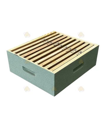 Dadant Blatt honingkamer - zeegroen geverfd