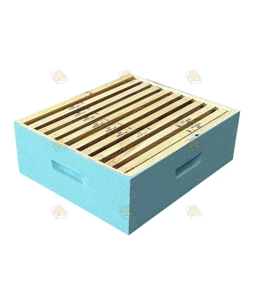 Dadant Blatt honingkamer - hemelsblauw geverfd