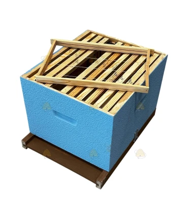 Dadant Blatt bijenkast (1BK) - hemelsblauw geverfd
