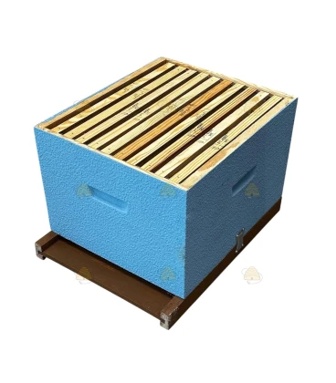 Dadant Blatt bijenkast (1BK) - hemelsblauw geverfd