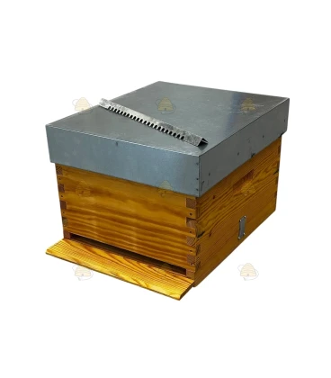 Langstroth US enkelwandige bijenkast (1BK) - geïmpregneerd