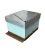 Ruche Langstroth US 10 cadres - peinte bleu clair