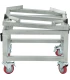 Trolley voor aftapvat / crème machine 50L / 70L
