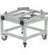 Trolley voor aftapvat / crème machine 50L / 70L