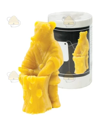 Ours avec baril de miel grand, en fonte Ours avec baril de miel grand, en fonte