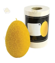 Œuf à fleurs grand, moulé