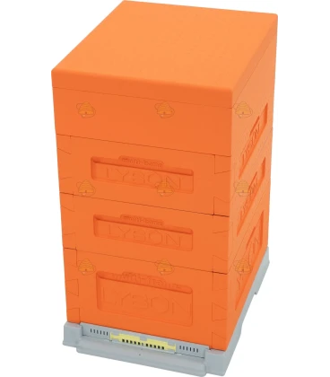 Dadant US 10-raams bijenkast - oranje - MULTI-FRAME