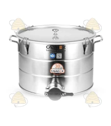 Aftapvat RVS 20 L / 28 KG - CAADEX