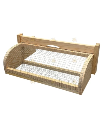 Muselière en bois anti-frelons pour ruches Simplex belges
