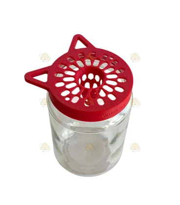 Piège à frelons basic horizontal et vertical pour pot 82 mm (pour reines : 8,5 mm)