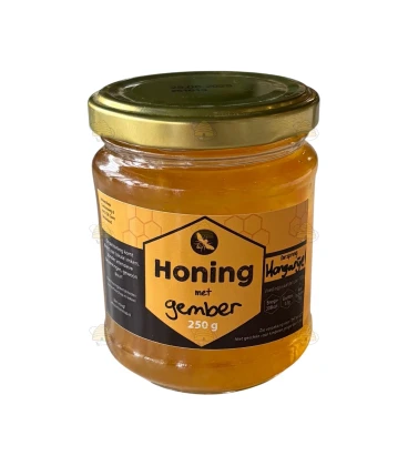 Honing met gember vloeibaar 250 gram