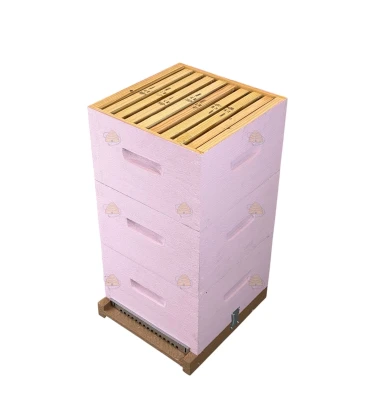 Warré bijenkast (3BK) -  roze geverfd