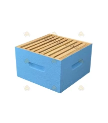 Warré broedkamer - blauw geverfd