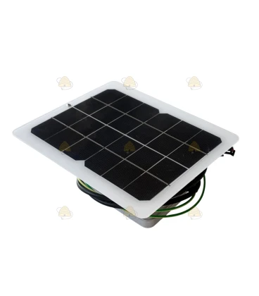 Module électrique avec panneau solaire pour harpe à frelons en RVS/INOX