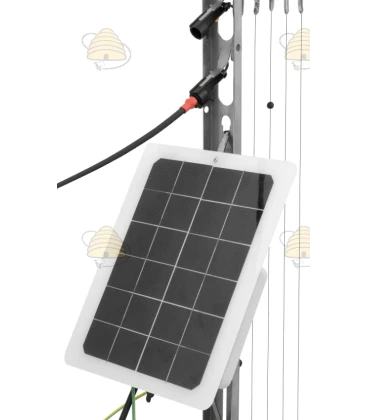 Module électrique avec panneau solaire pour harpe à frelons en RVS/INOX