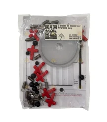 5 fils et appât pour harpe RVS/INOX