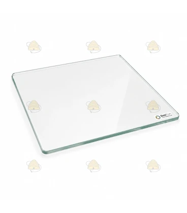 Tablette en verre Segeberger 43,5 x 43,5 cm