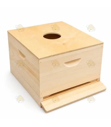 Couvre-cadres en bois pour ruche Spaarkast – 47,2 x 42,1 cm (avec ou sans ouverture de nourrissement)