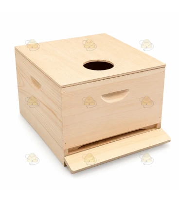 Couvre-cadres en bois pour ruche Spaarkast – 47,2 x 42,1 cm (avec ou sans ouverture de nourrissement)