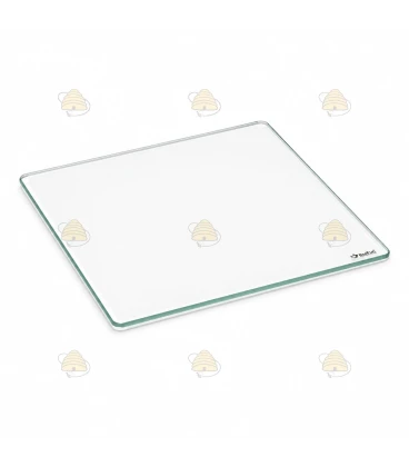 Simplex BE / Tirelire polystyrène plateau en verre 45,6 x 45,6 cm