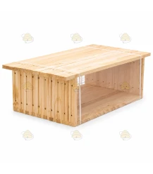Cadres de hausse Simplex horizontaux montés - 140 mm en pin (10 pcs)