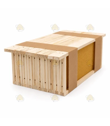 Cadres de hausse Simplex horizontaux montés - 140 mm en pin (10 pcs)