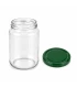 Ronde glazen potten - 375 ml / 450 gram, met deksel (TO 63 mm)