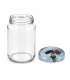 Ronde glazen potten - 375 ml / 450 gram, met deksel (TO 63 mm)