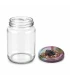 Ronde glazen potten - 375 ml / 450 gram, met deksel (TO 63 mm)