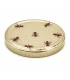 Couvercles motif abeille & alvéoles TO 63 mm - 20 pcs