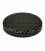 Couvercles noirs brillants motif nid d'abeille TO 63 mm - 20 pcs