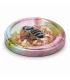 Couvercles abeille sur fleur rose TO 63 mm – 60 pcs