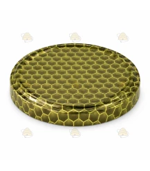 Couvercles alvéoles dorées TO 63 mm – 20 pcs