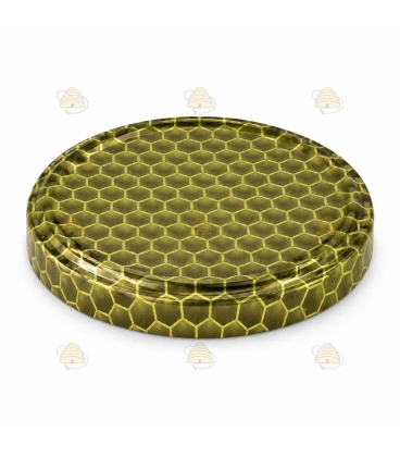 Couvercles alvéoles dorées TO 63 mm – 20 pcs