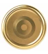 Couvercles dorés TO 63 mm (clic RSB) – 20 pcs