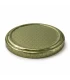 Couvercle motif peigne doré sans abeilles, 82 mm TO, 12 pièces