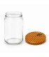Ronde glazen potten 36 stuks - 750 ml / 1000 gram, met keuze uit deksels (TO 82 mm)
