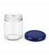 Ronde glazen potten 60 stuks - 212 ml / 250 gram, met keuze uit deksels (TO 63 mm)