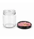 Ronde glazen potten 60 stuks - 212 ml / 250 gram, met keuze uit deksels (TO 63 mm)